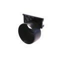 ACO HEXALINE 2.0 OUTLET ENDCAP. BLACK