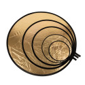 Caruba Reflectiescherm 2 in 1 Goud & Zilver 110cm