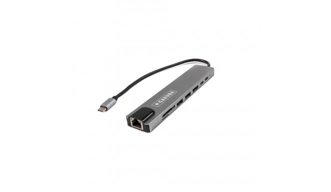 Caruba 8 in 1 USB C Hub met Ethernet