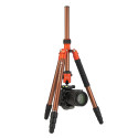 Fotopro X Go Chameleon Oranje Aluminum Tripod