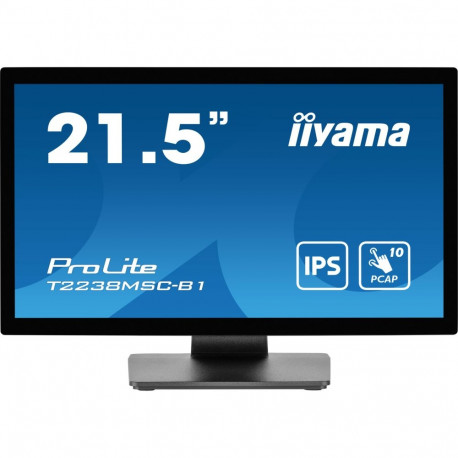 "IIYAMA 54.5cm (21.5"") T2238MSC-B1 16:9 M-Touch HDMI+DP+USB retail"