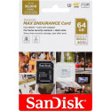 Sandisk memory card microSDXC 64GB Max Endurance + adapter