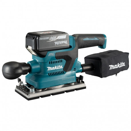 Makita DBO382Z kaasaskantav lihvija Lehtlihvija 12000 p/min Must, Türkiis 200 W