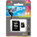 Silicon Power карта памяти microSDXC 64GB Elite + адаптер