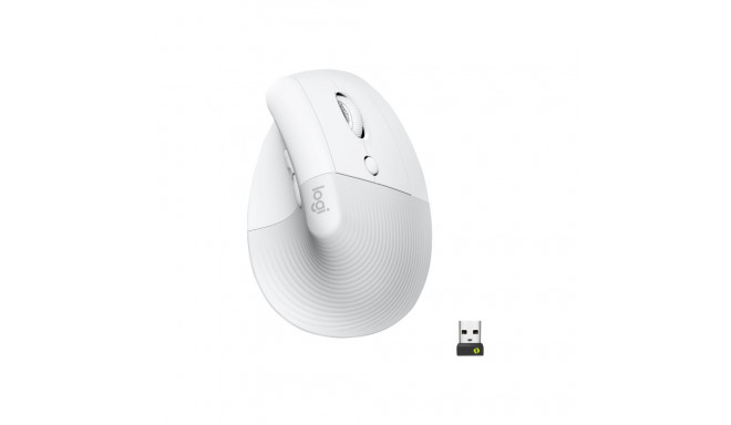LOGITECH Lift vertikaalne ergonoomiline hiir optiline 6-nupuline juhtmevaba Bluetooth 2.4 GHz Bolt U
