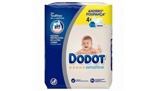 Wipes Sensitive PH Dodot 216 uds