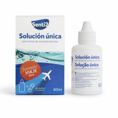 Cleaning liquid Senti2 única 60 ml Aqueous solution Hyaluronic Acid