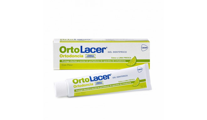 Toothpaste Lacer Ortodoncia Lime (75 ml)