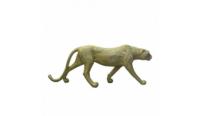 Dekoratīvās figūriņas DKD Home Decor Bronza Leoparda 120 x 23 x 44 cm