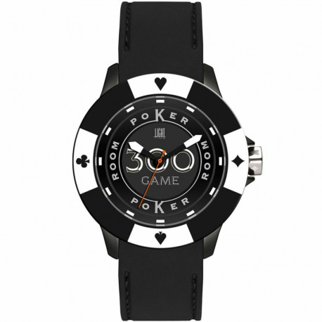 Unisex Watch Light Time POKER (Ø 41 mm)