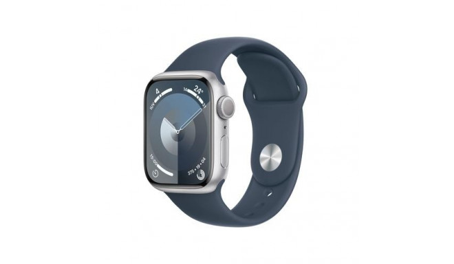 Apple Watch Series 9 41 mm Digital 352 x 430 pixels Touchscreen Silver Wi-Fi GPS (satellite)