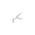 Equip 17&quot;-35&quot; Heavy-Duty Dual Monitor Desk Mount Bracket, White