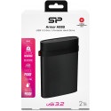 Silicon Power external hard drive 2TB Armor A85B, black