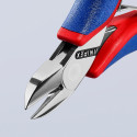 KNIPEX electronics diagonal cutters 77 02 115, cutting pliers (red/blue, length 115mm)