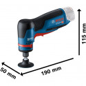 Bosch cordless straight grinder GWG 12V-50 S Professional solo (blue/black, without battery and char