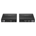 PremiumCord HDMI fiber optic extender FULL HD 1080p up to 40 km, IR, RS232, Audio 3,5mm