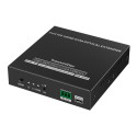 PremiumCord HDMI KVM fiber optic extender FULL HD 1080p up to 40 km, IR, RS232, Audio 3,5mm