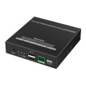 PremiumCord HDMI KVM fiber optic extender FULL HD 1080p up to 40 km, IR, RS232, Audio 3,5mm