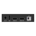 PremiumCord HDMI KVM fiber optic extender FULL HD 1080p up to 40 km, IR, RS232, Audio 3,5mm