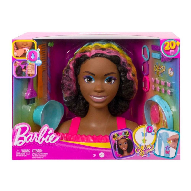 Barbie styling head curly hair online