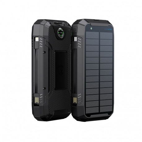 PowerNeed S20000Q mobile device charger Universal Black Lightning, Solar, USB Wireless charging Fast