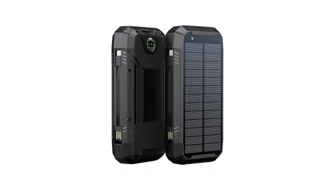 PowerNeed S20000Q mobile device charger Universal Black Lightning, Solar, USB Wireless charging Fast