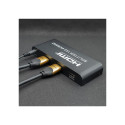 Qoltec 51797 Active HDMI Splitter 2 x HDMI 4K x 2K | 6Gb/s | 60Hz
