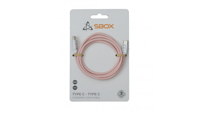 Sbox TYPEC-1-P Type C - Type C M/M 1m pink TYPEC-1-P
