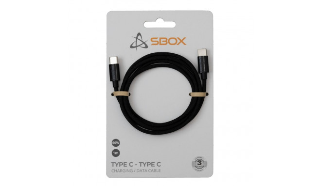 Sbox Type C - Type C M/M 1m black TYPEC-1-B