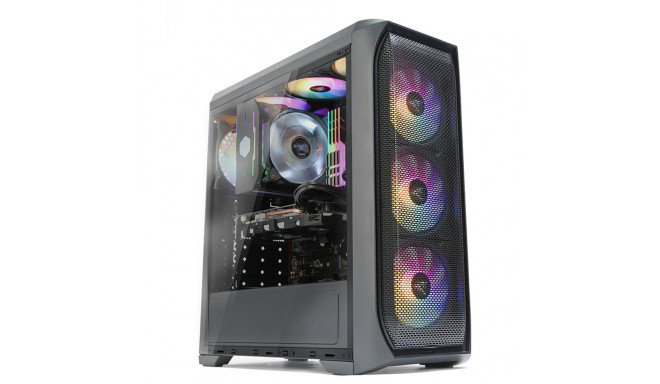 Zalman N5 MF ATX, RGB fan x4, Mesh