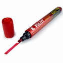 PERMANENT MARKER 400 -  FINE CHISEL TIP - RED