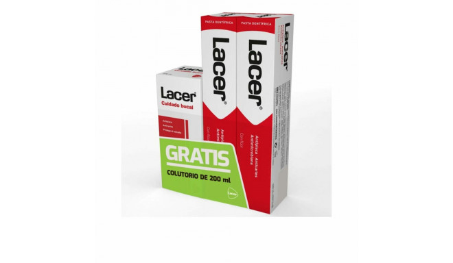 Зубная паста комплексного действия Lacer 2 x 125 ml 3 Предметы