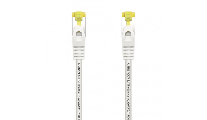 Жесткий сетевой кабель FTP кат. 7 Aisens AWG26 Белый 2 m