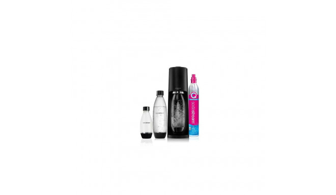 SodaStream Terra Nero Value Pack Metal, Plastic, Polyethylene terephthalate (PET) Black