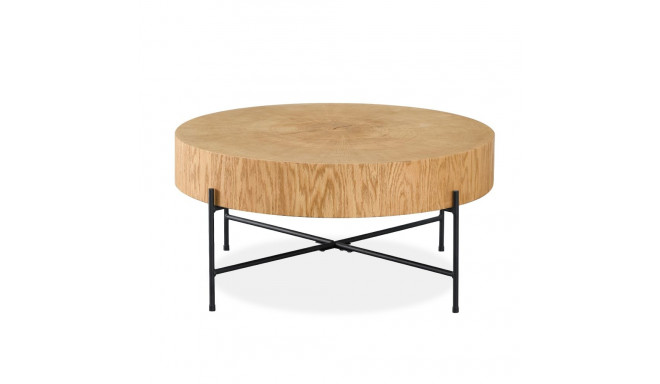 Coffee table CASTINO D75xH36cm, oak