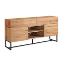 Sideboard BYRON 160x41xH80cm, oak