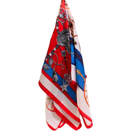 SOKISAHTEL VERONA punase ja sinise mustriline kaelarätik 425