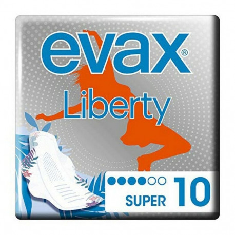 Super hügieenisidemed koos tiibadega Liberty Evax Liberty (10 uds) 10 Ühikut