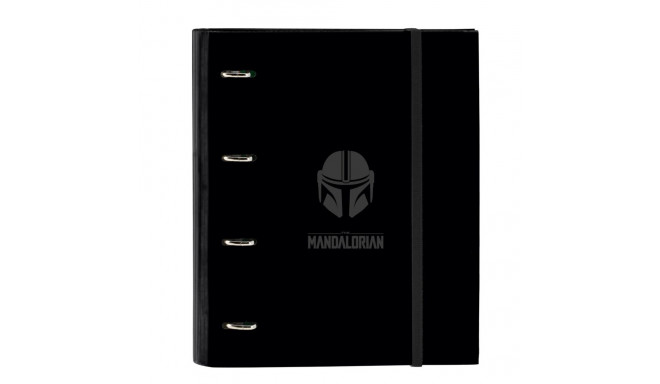 Gredzenveida stiprinājums The Mandalorian Melns (27 x 32 x 3.5 cm)