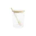 Cukurtrauks DKD Home Decor 28 x 10 x 13,5 cm Stikls Dabisks Caurspīdīgs 300 ml Borosilikāta glāze