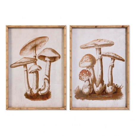 Maal DKD Home Decor Kristall 50 x 70 x 2,8 cm 50 x 2,8 x 70 cm Seened (2 Ühikut)