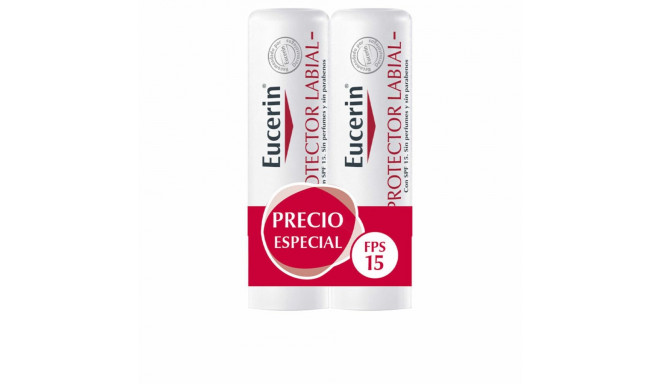 Защита для губ Eucerin Protector Labial Lote 2 штук Spf 15 Pack 4,8 g