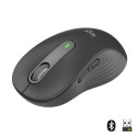 Hiir Logitech Signature M650 L (full size) Wireless Mouse - GRAPHITE / must, 5-nupuga, Bluetooth, 2.