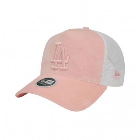 New Era Wmns LA Dodgers Velour Trucker Cap W 60435011 (OSFM)
