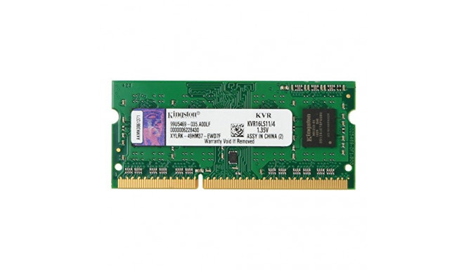 Kingston DDR3 SO-DIMM 4GB 1600-11 LV