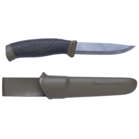 Morakniv® Companion (S), Military Green, Stainless steel, blister