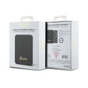 Guess 15W Kiire 5000mAh 1x USB-C Power Bank koos MagSafe Metallist Ssript Logoga Must