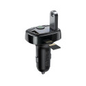 Baseus S09-A Bluetooth FM / MP3 Transmitter Car Charger 2x USB 3.4A + Micro SD Black