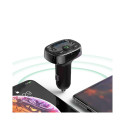 Baseus S09-A Bluetooth FM / MP3 Transmitter Car Charger 2x USB 3.4A + Micro SD Black
