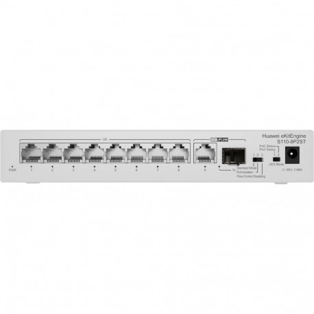 Huawei PoE-lüliti CloudEngine S110-8P2ST, hall
